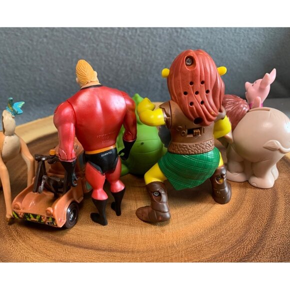 Disney Peter Pan Bambi Jungle Book Set of 8 Mixed Character Figurines - Picture 6 of 11